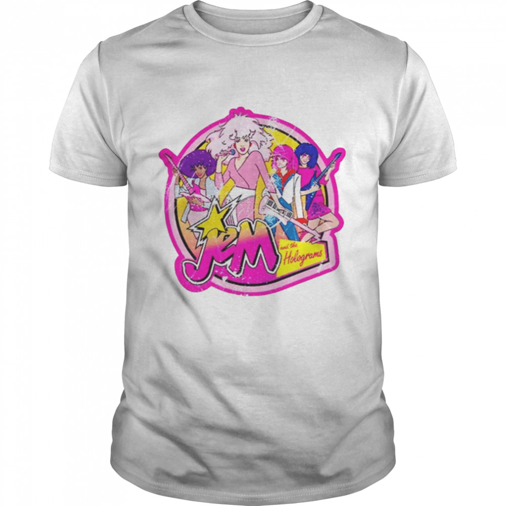 Jem And The Holograms Tour Distressed shirt Classic Men's T-shirt