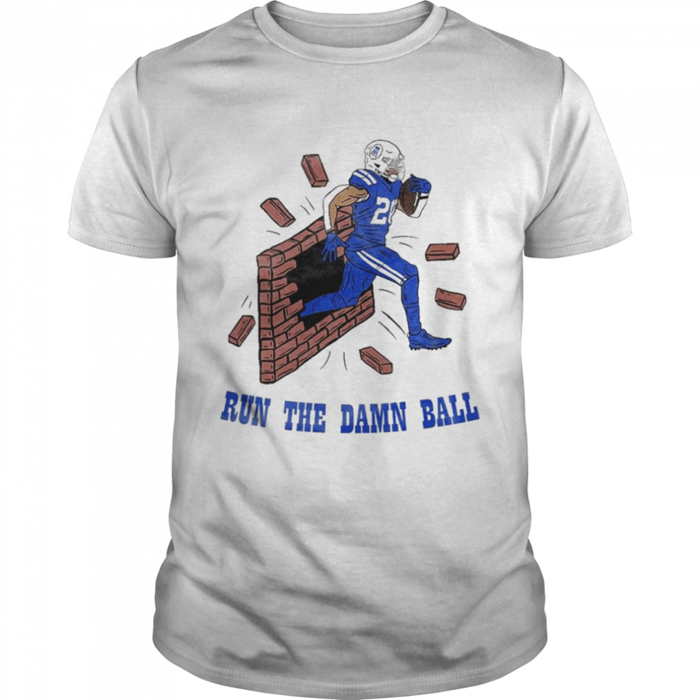 Jordan Wilkins Indianapolis Colts run the damn ball shirt Classic Men's T-shirt