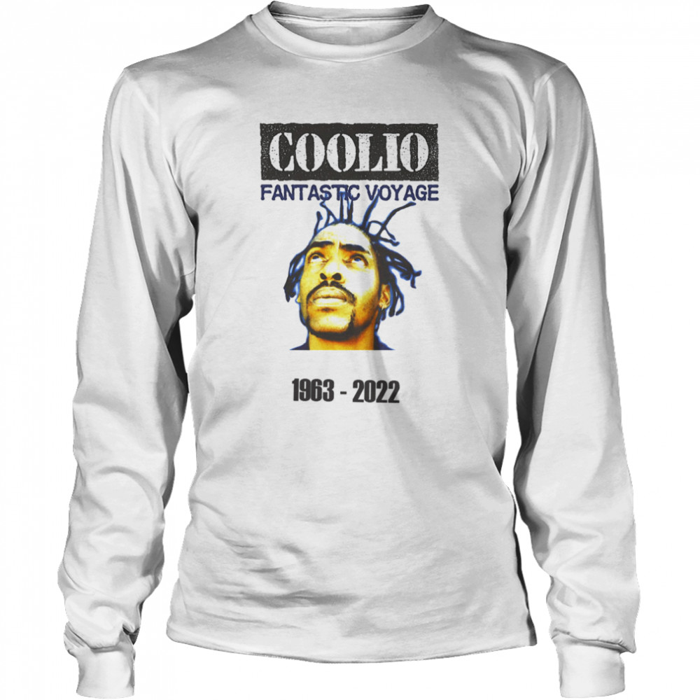 legend never die 1963 2022 rip coolio thank you for memories shirt long sleeved t shirt