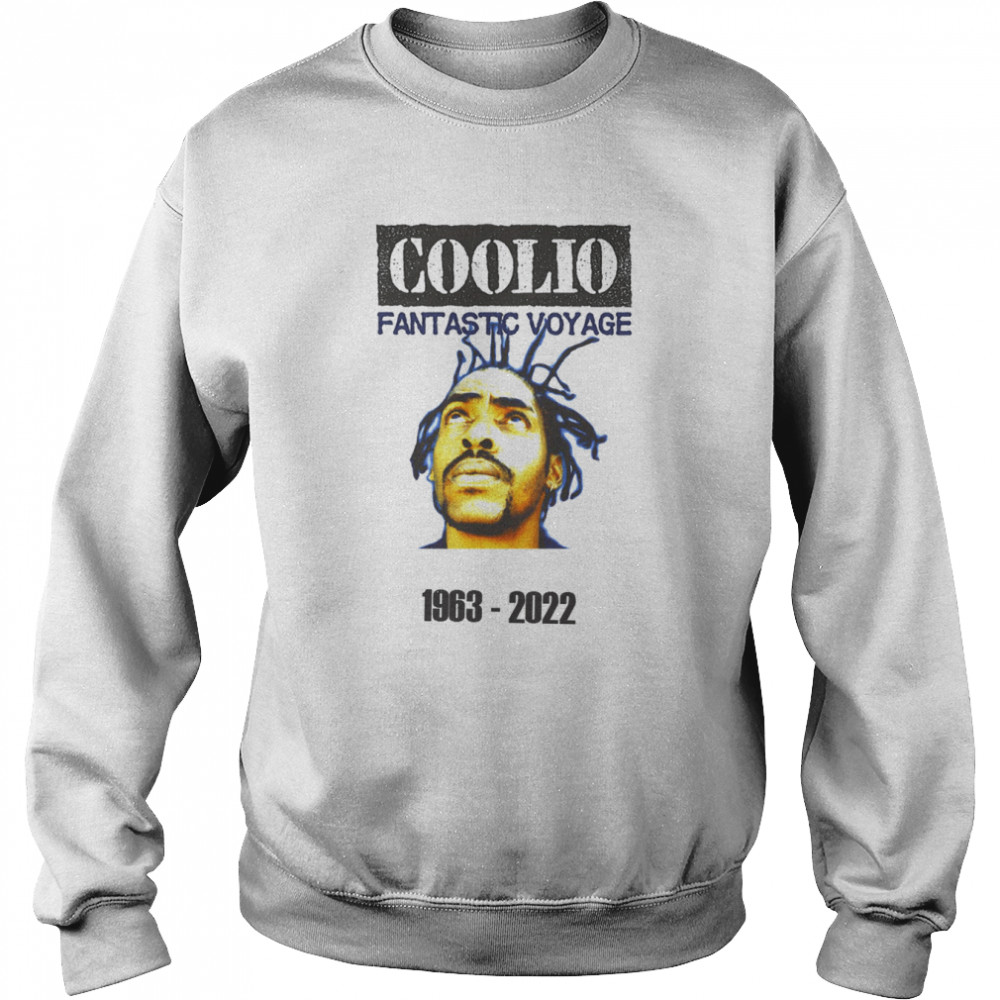 legend never die 1963 2022 rip coolio thank you for memories shirt unisex sweatshirt