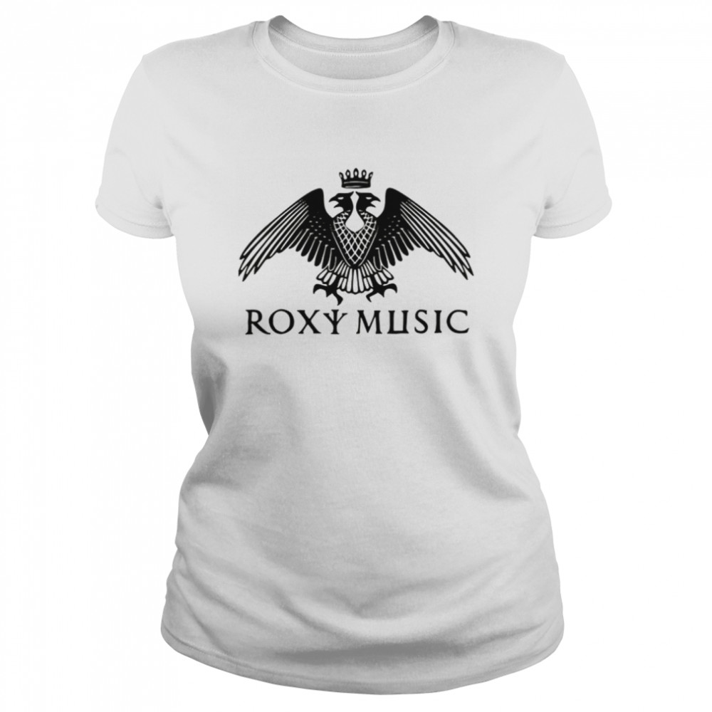 music roxy black birds logo shirt classic womens t shirt