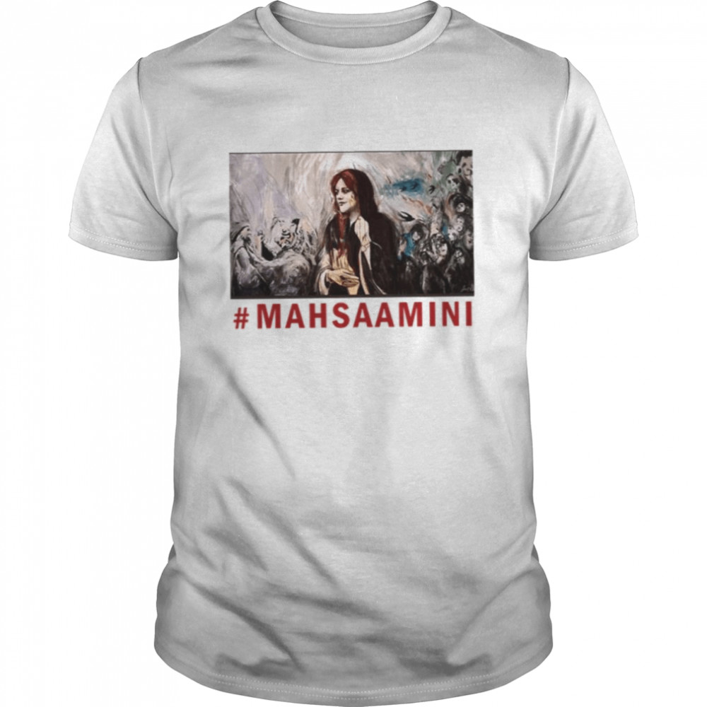 Protest In Iran Mahsaamini Iran Protect Women Mahsa Amini shirt Classic Men's T-shirt
