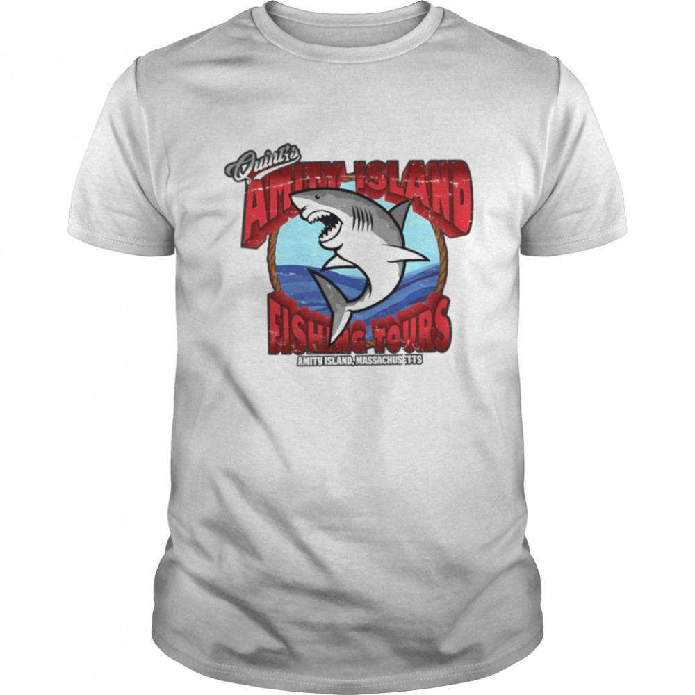 Quint’s Amity Island Fishing Tours shirt Classic Men's T-shirt