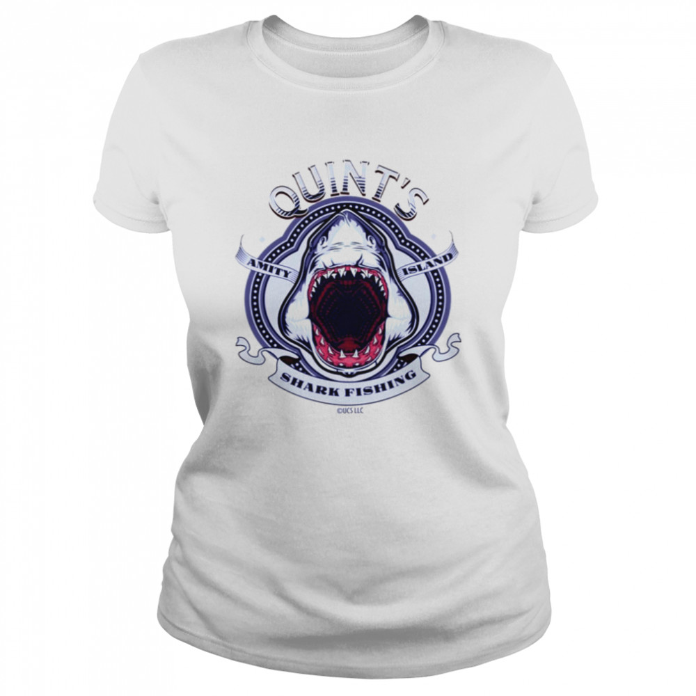 Quint`s Shark Fishing Jaws Movie shirt Classic Women's T-shirt