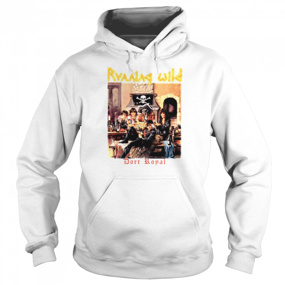 running wild port royal music shirt unisex hoodie