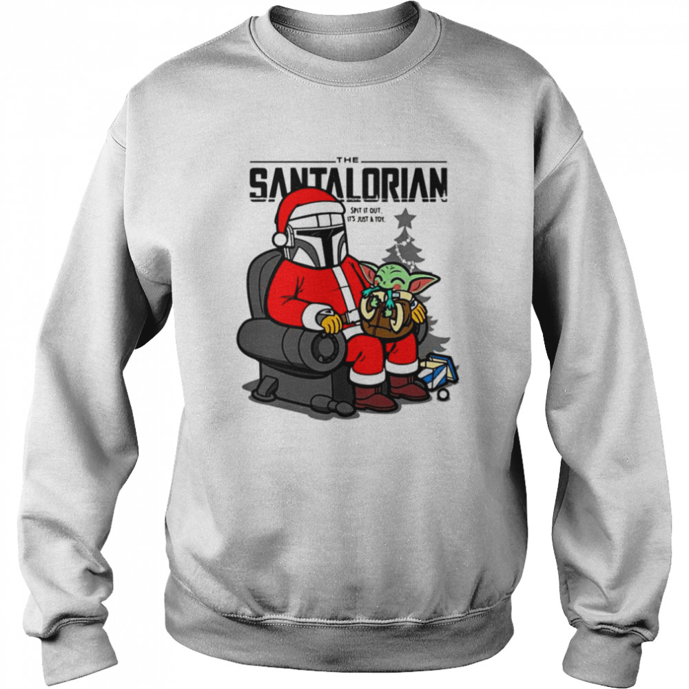 Santa Clause Baby Yoda Baby Yoda Christmas T- Unisex Sweatshirt
