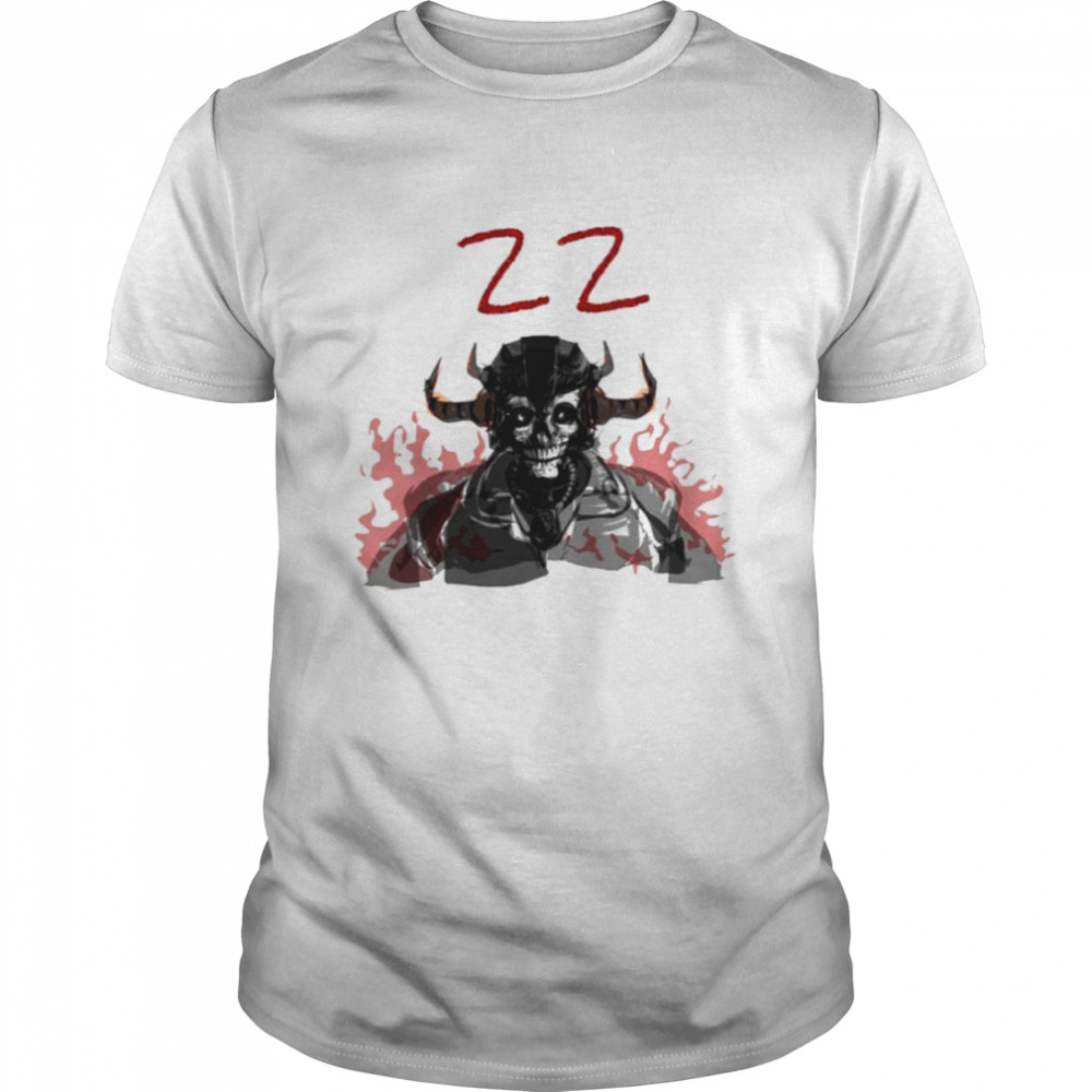 Skull Zz Top Skeleton On Fire shirt Classic Men's T-shirt