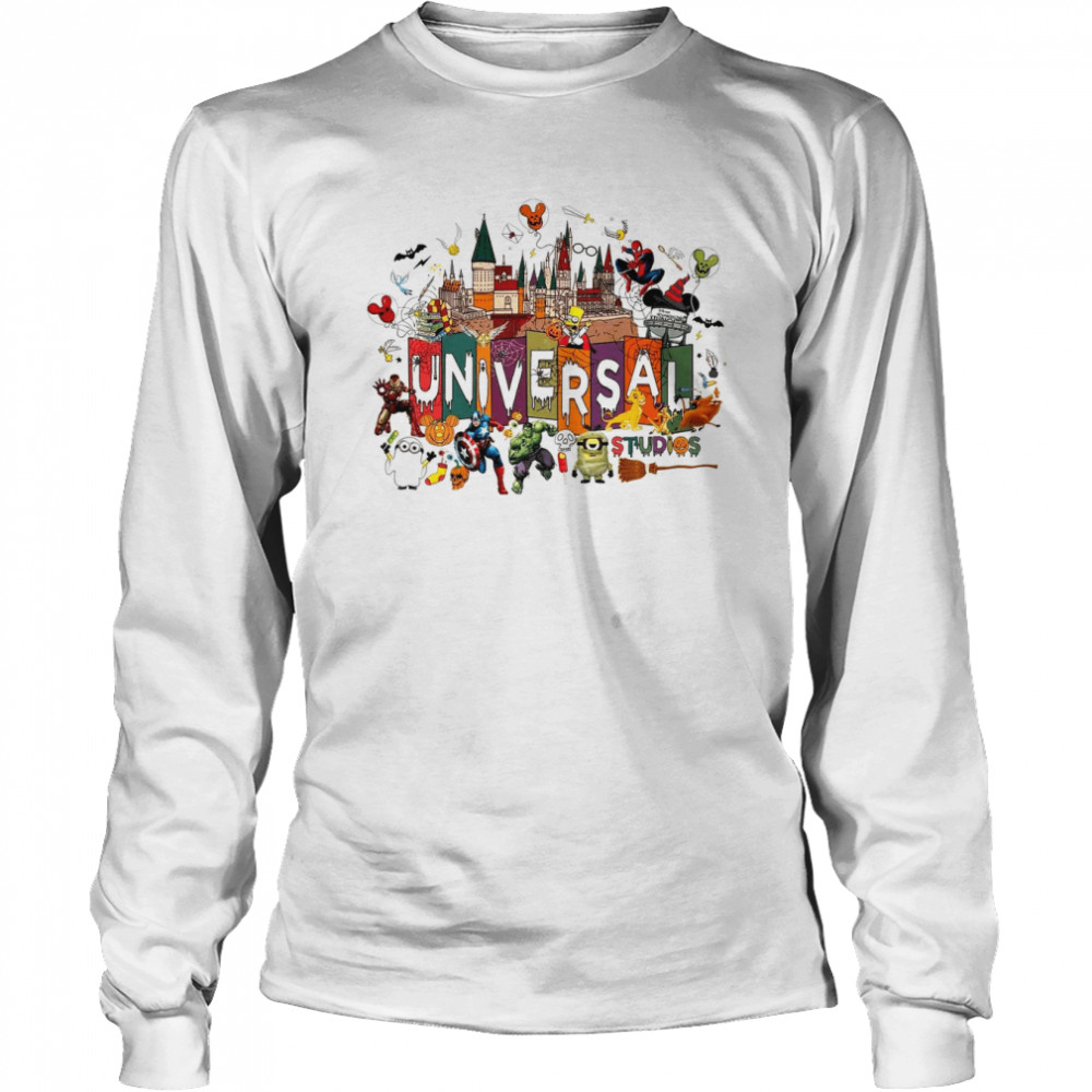 universal hollywood halloween trip shirt long sleeved t shirt