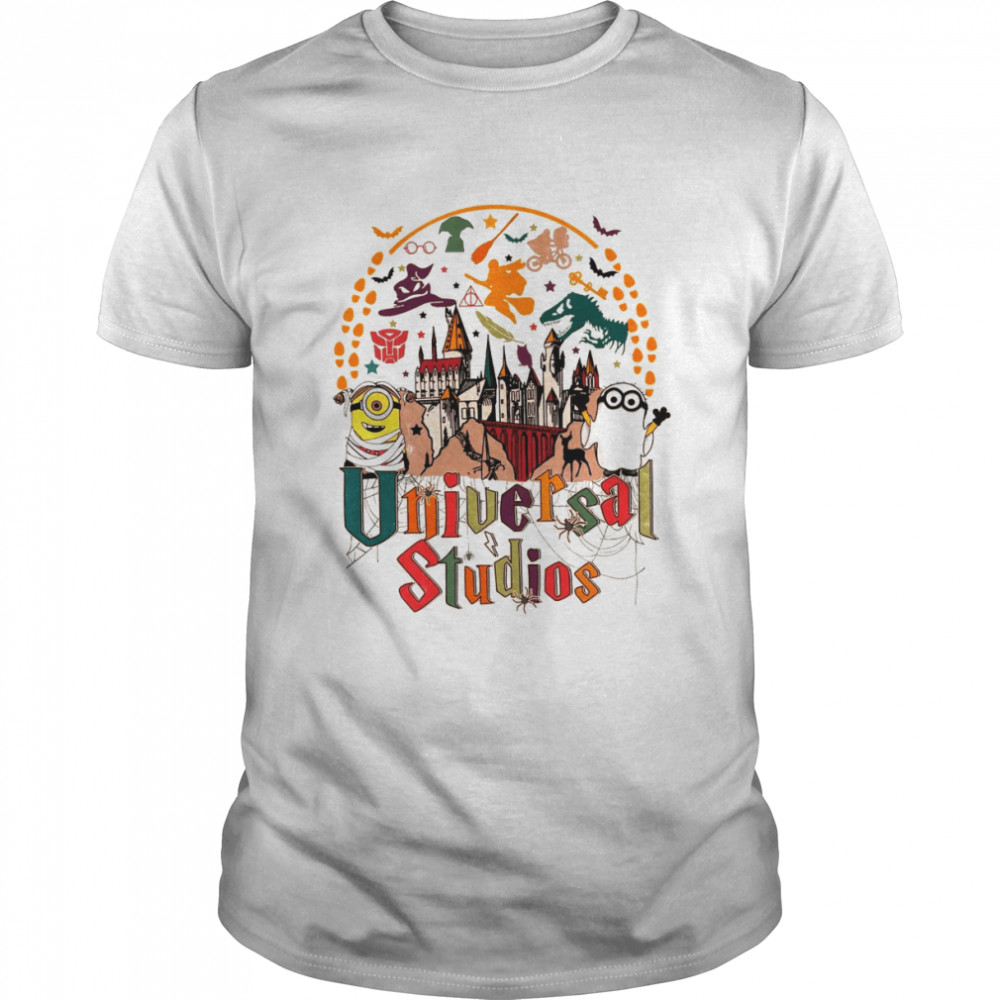 Universal Studios Disney Skeleton Halloween shirt Classic Men's T-shirt