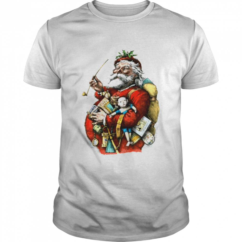 Victorian Santa Clause Original Art Of Santa shirt Classic Men's T-shirt