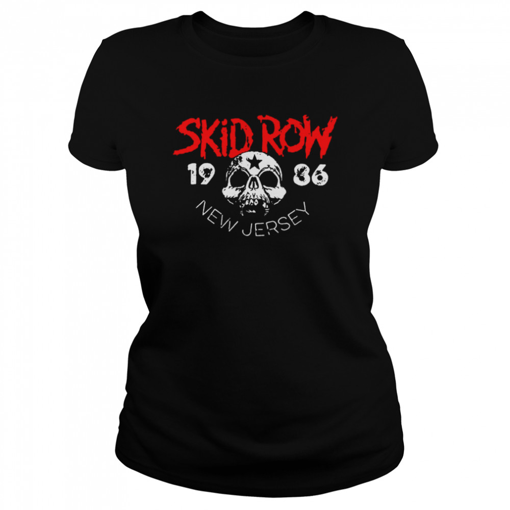 1986 Skid Row Rock Punk Legend shirt Classic Women's T-shirt