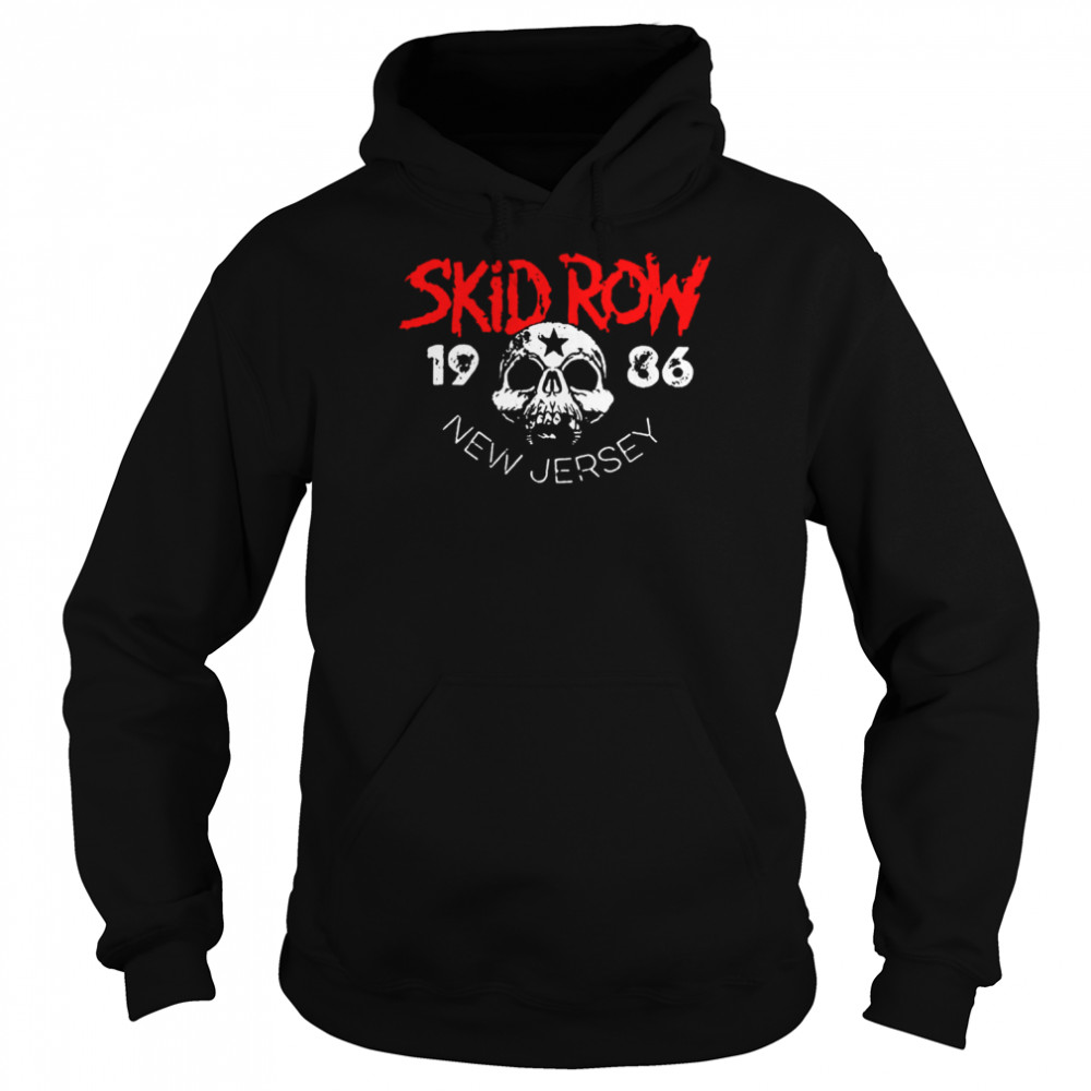 1986 Skid Row Rock Punk Legend shirt Unisex Hoodie