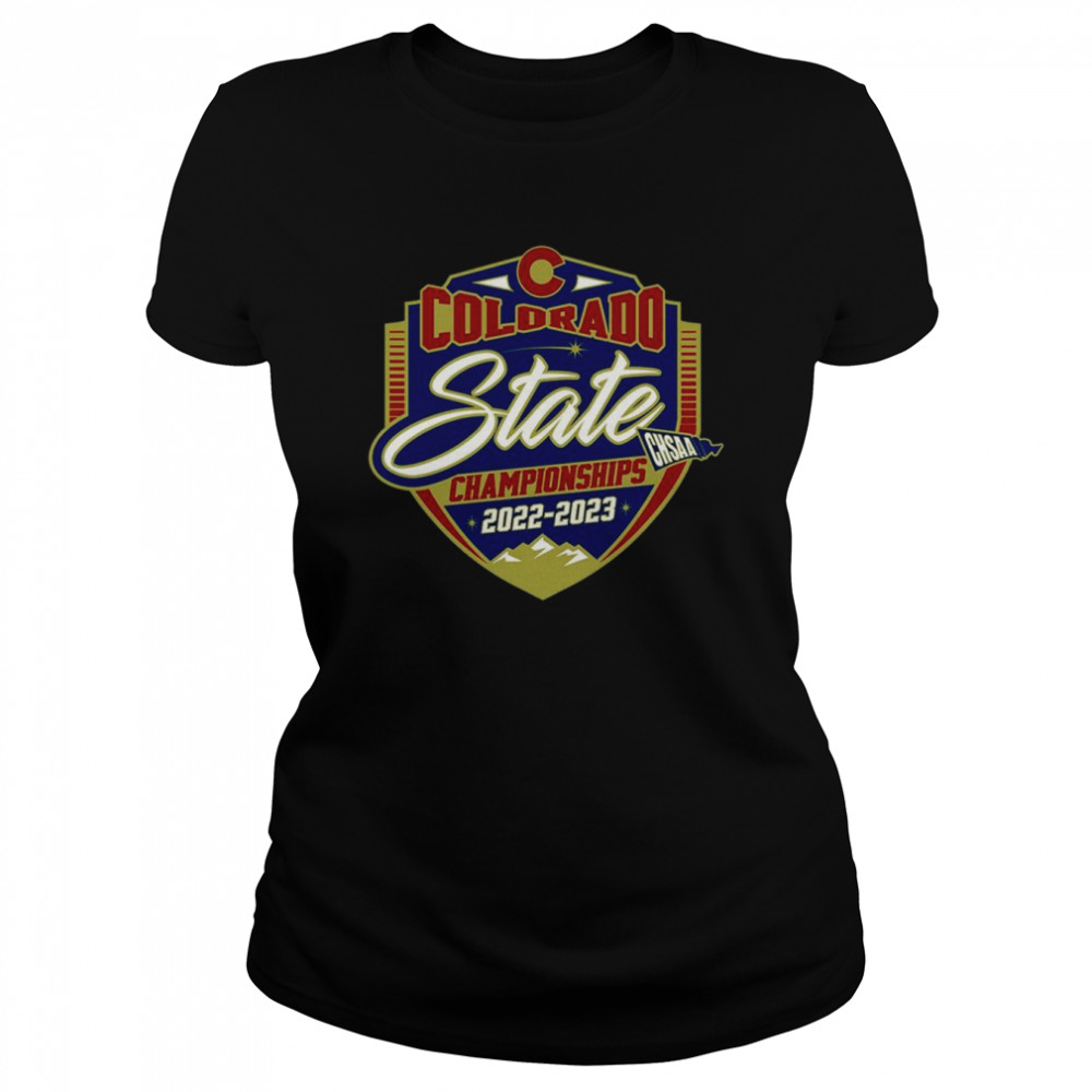 2022 2023 CHSAA Colorado State Championships Lapel Pin  Classic Women's T-shirt