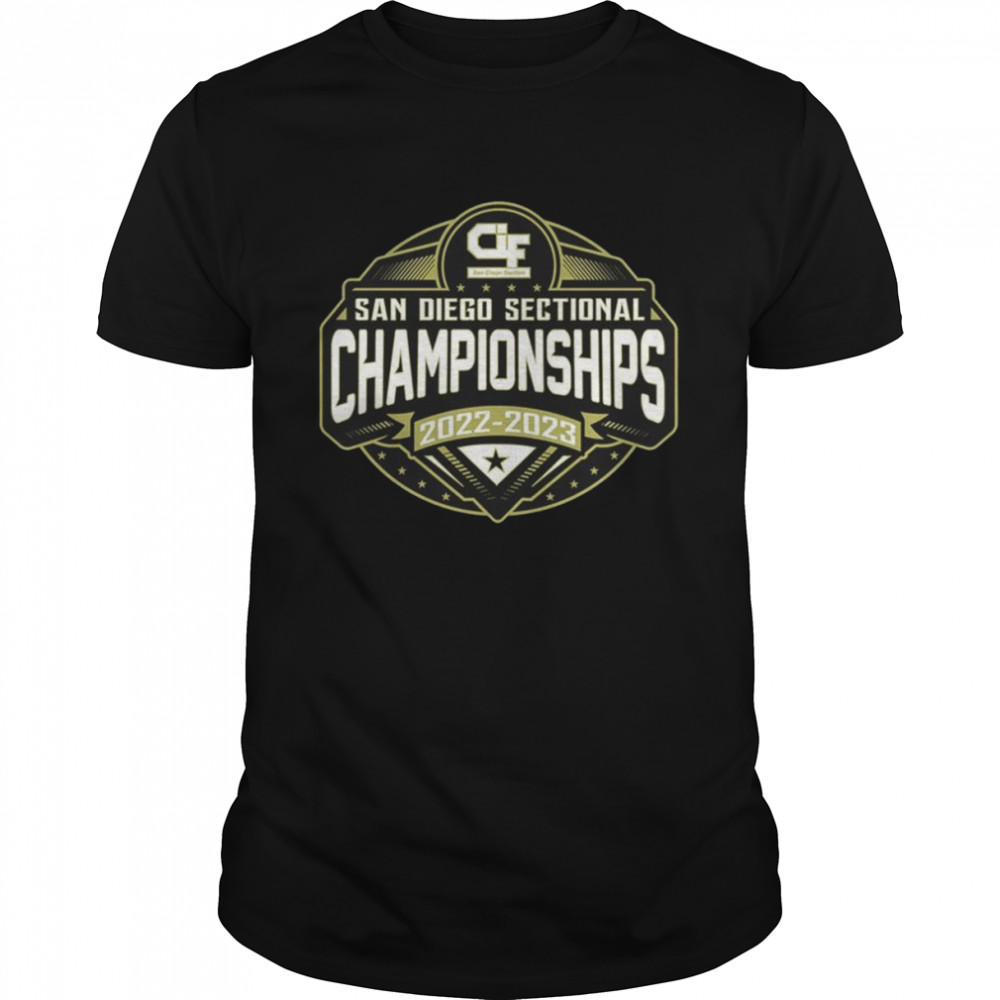 2022-2023 CIF-SDS San Diego Sectional Championships Lapel Pin  Classic Men's T-shirt