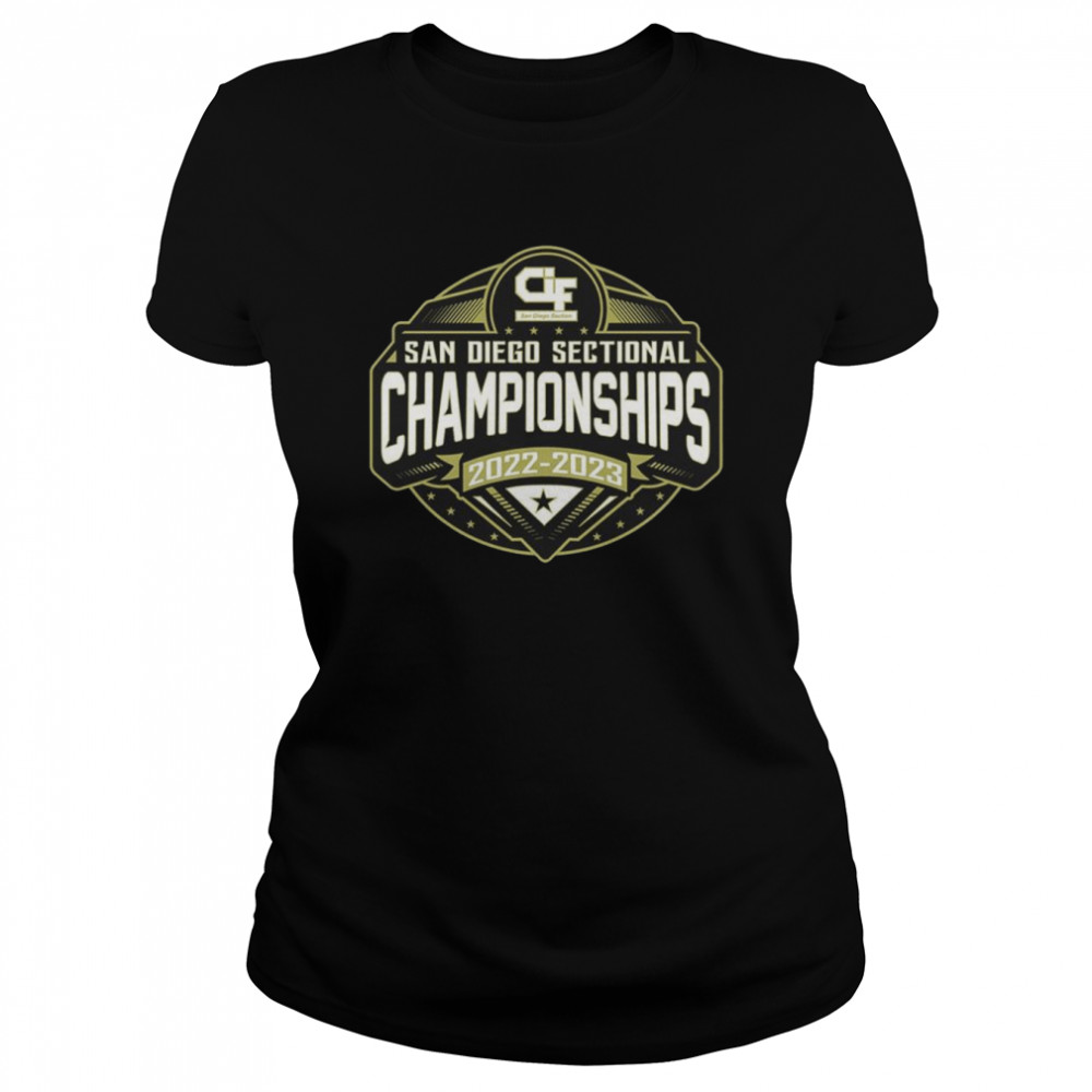 2022-2023 CIF-SDS San Diego Sectional Championships Lapel Pin  Classic Women's T-shirt