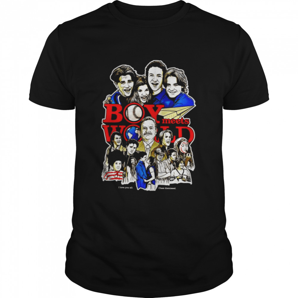 All Characters In Boy Meets World Animated shirt
