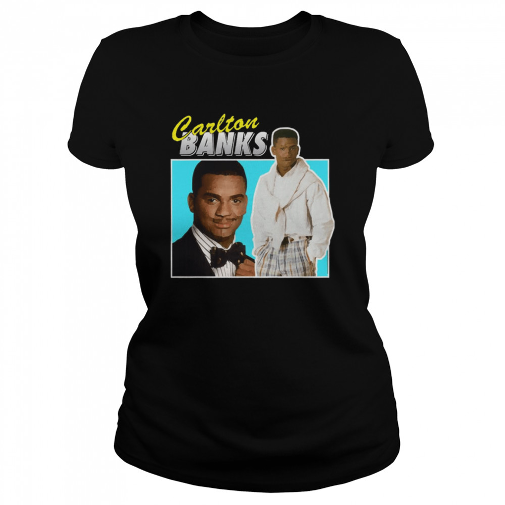Carlton Banks Montage Fresh Prince Of Bel Air shirt Classic Women's T-shirt
