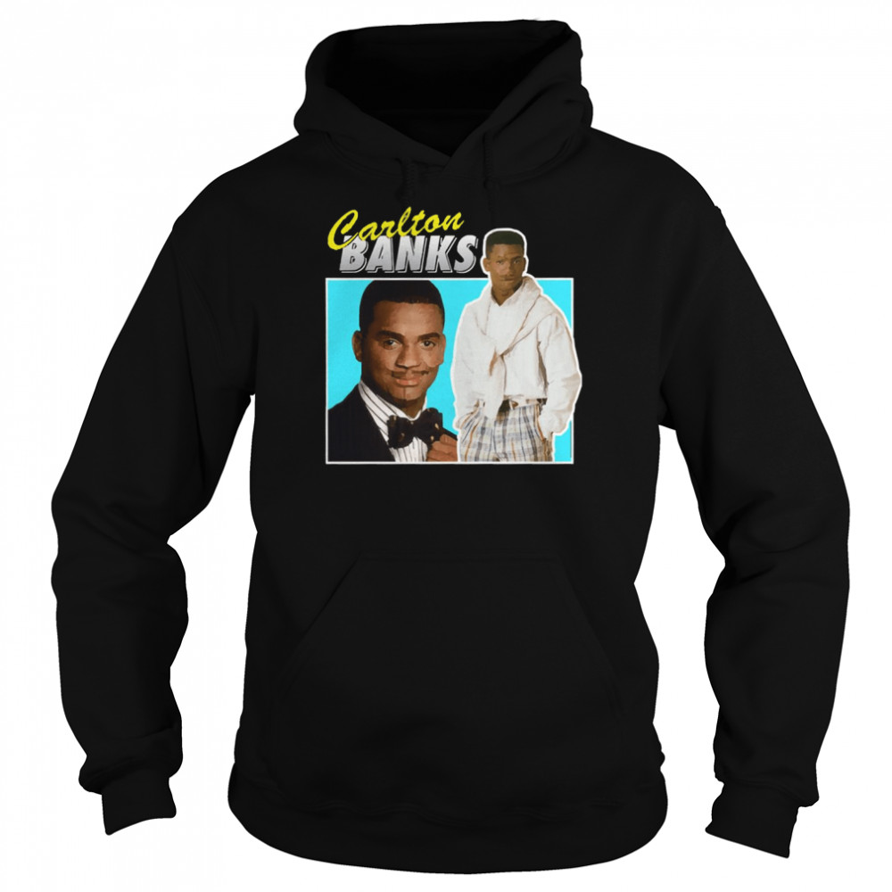 Carlton Banks Montage Fresh Prince Of Bel Air shirt Unisex Hoodie