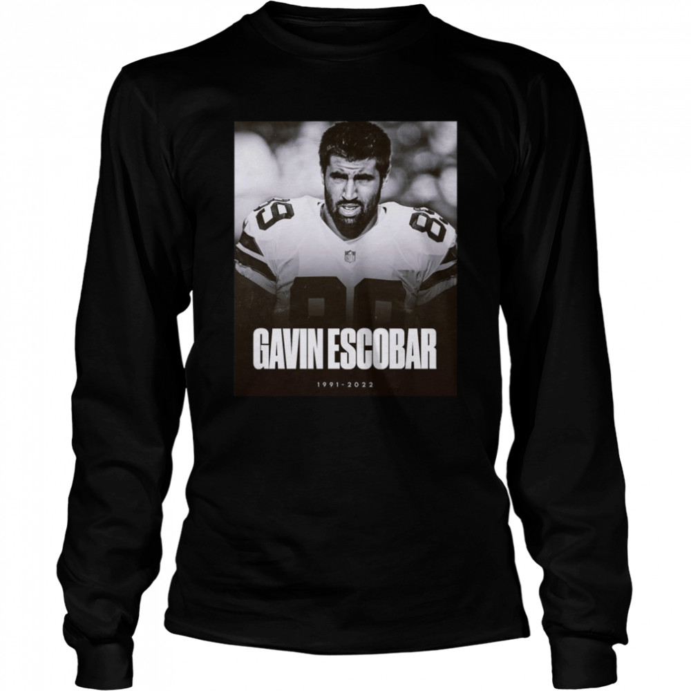 Dallas Cowboy Gavin Escobar 1991-2022 Long Sleeved T-shirt