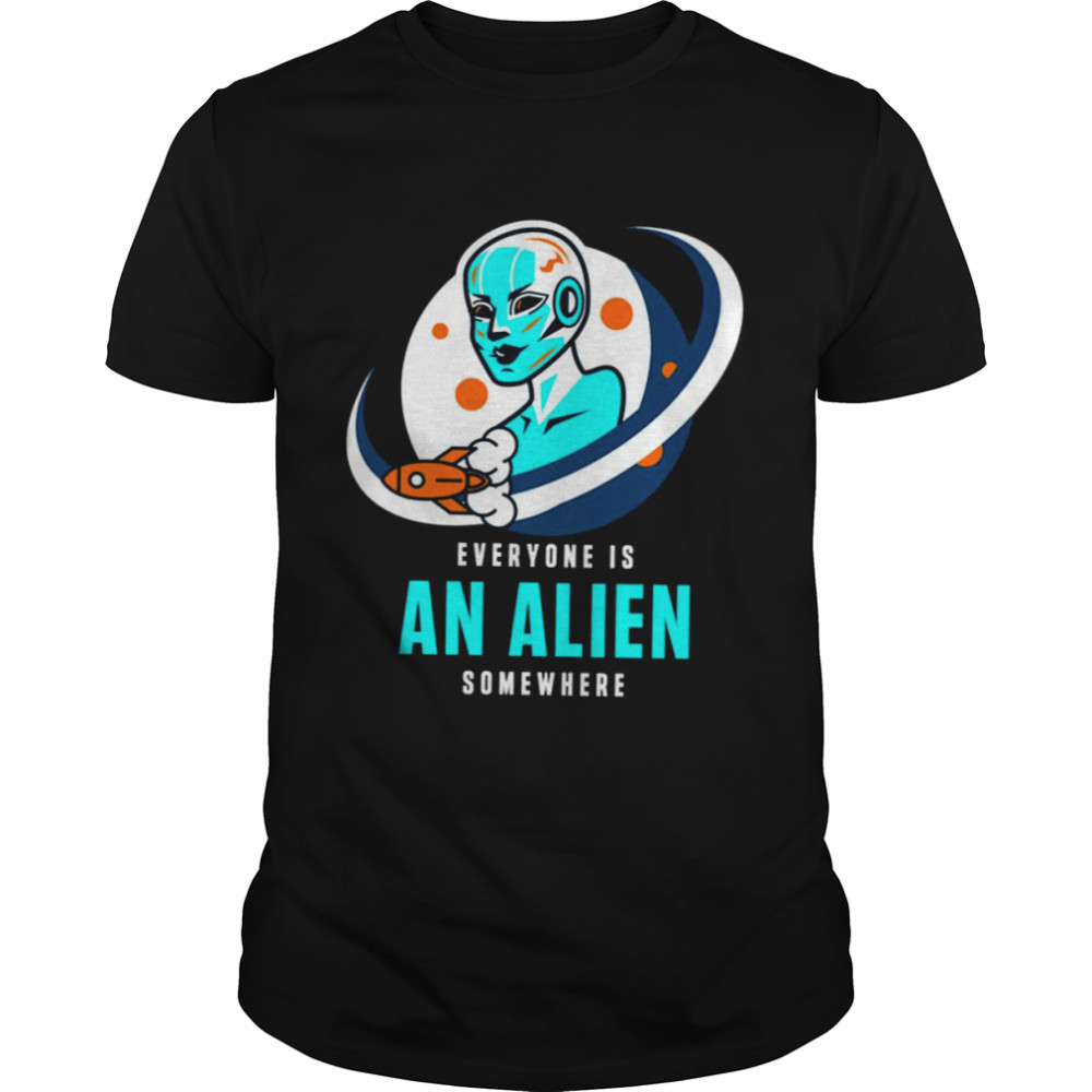Everyone Is An Alien Somewhere shirt Classic Men's T-shirt