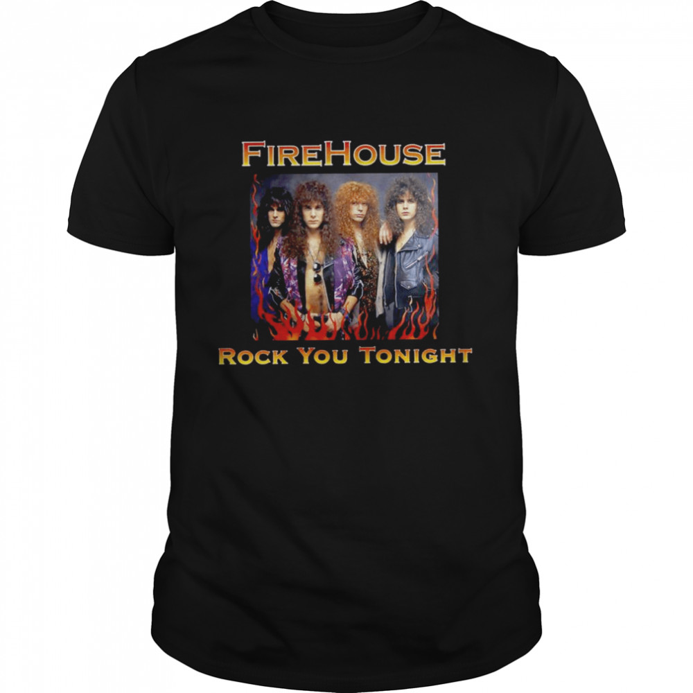 Fiho Fire House Rock Band shirt Classic Men's T-shirt