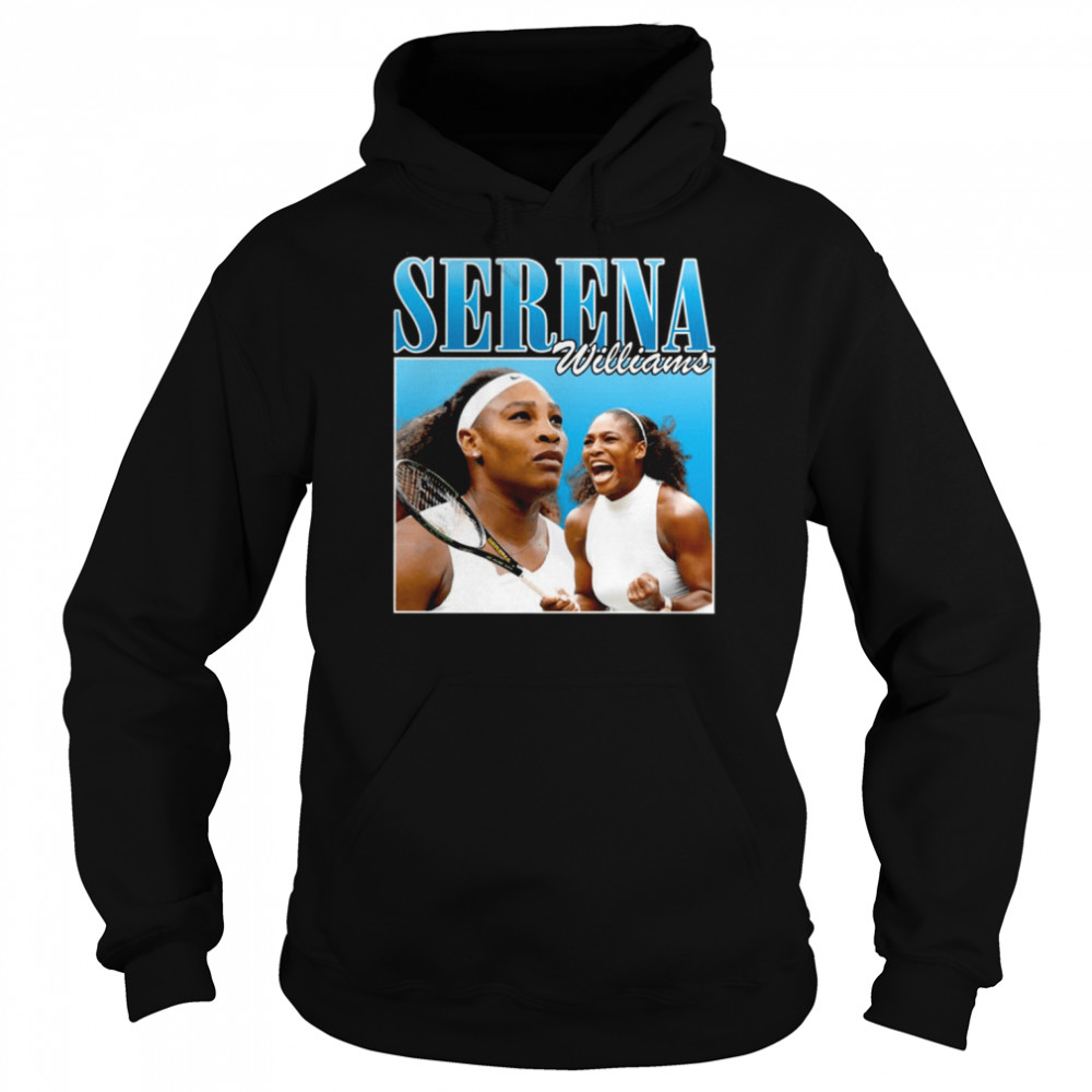 Great Player Tennis Sports Art Serena Williams shirt Unisex Hoodie