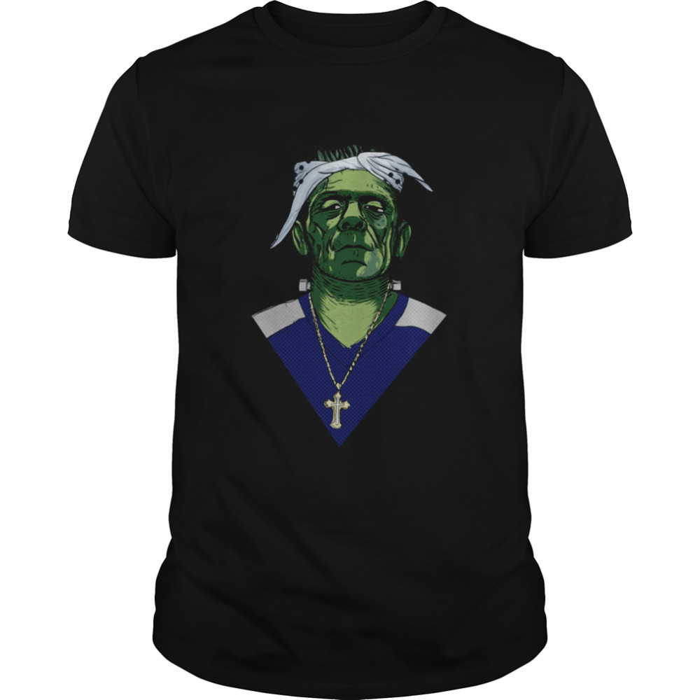 Halloween Frankenstein Gangsta Rap Hiphop shirt Classic Men's T-shirt