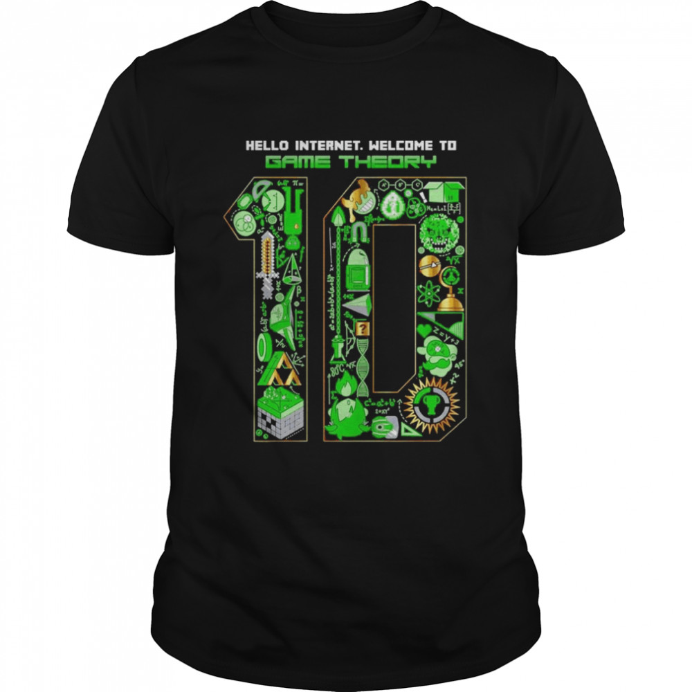 Hello Internet Welcome To Game Theory 10th Anniversary shirt Classic Men's T-shirt