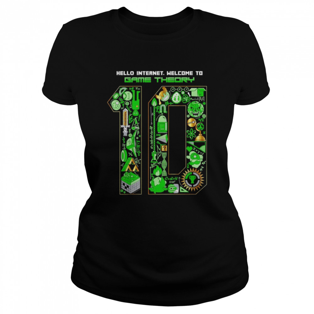 Hello Internet Welcome To Game Theory 10th Anniversary shirt Classic Women's T-shirt