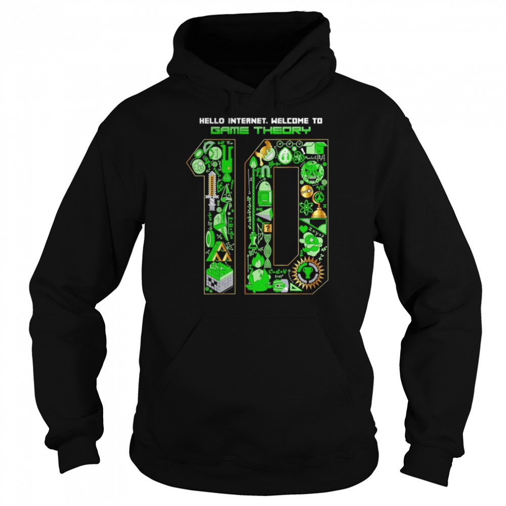 Hello Internet Welcome To Game Theory 10th Anniversary shirt Unisex Hoodie