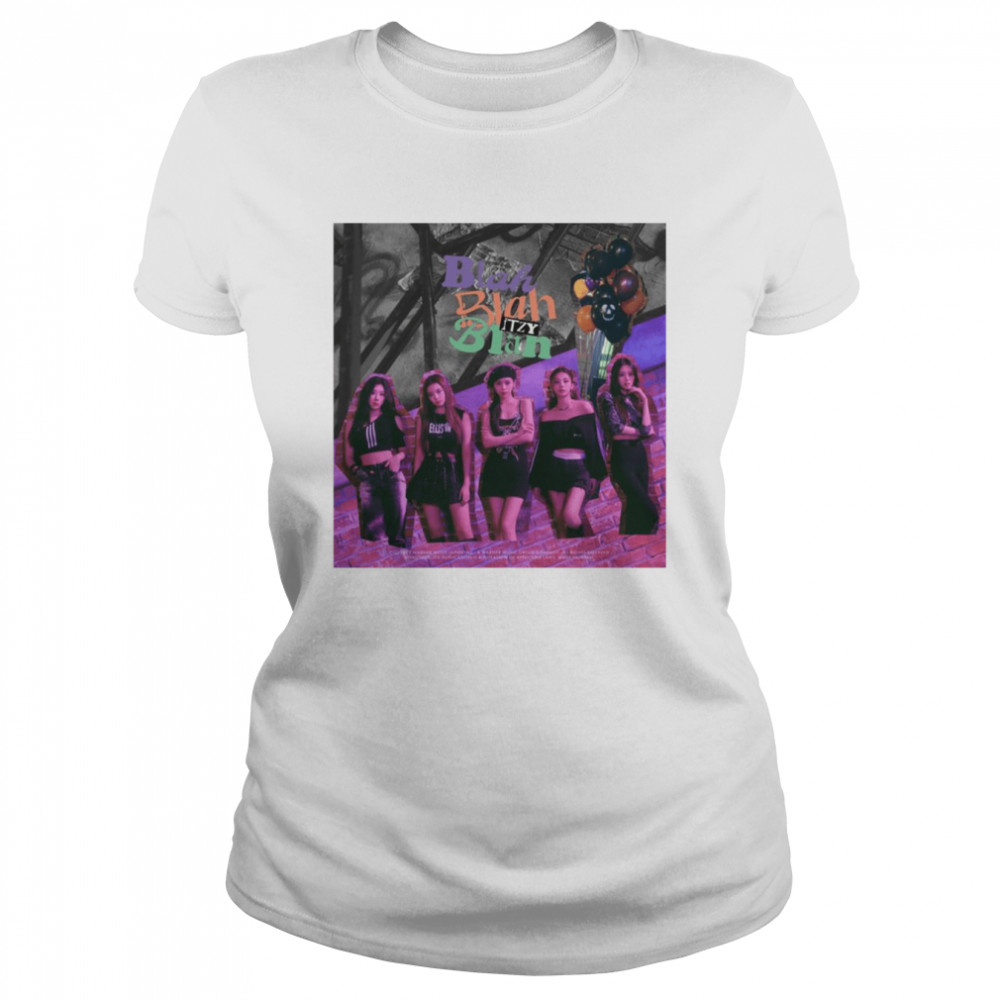 Itzy Blah Blah Blah 2022 New Album shirt Classic Women's T-shirt