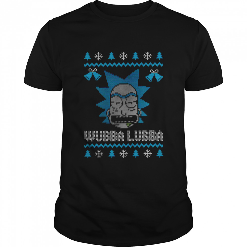 Knit Pattern Rick And Morty Christmas shirt