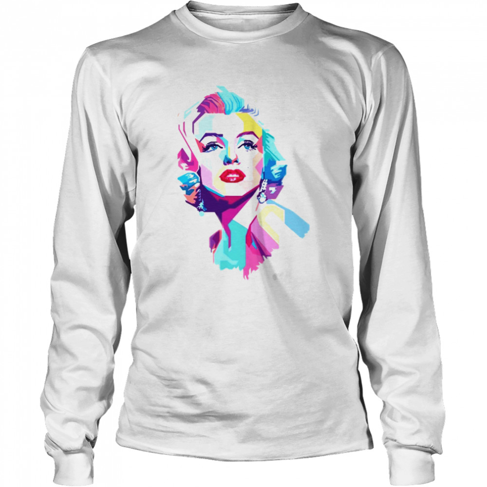 Marilyn Monroe Mosaic shirt Long Sleeved T-shirt