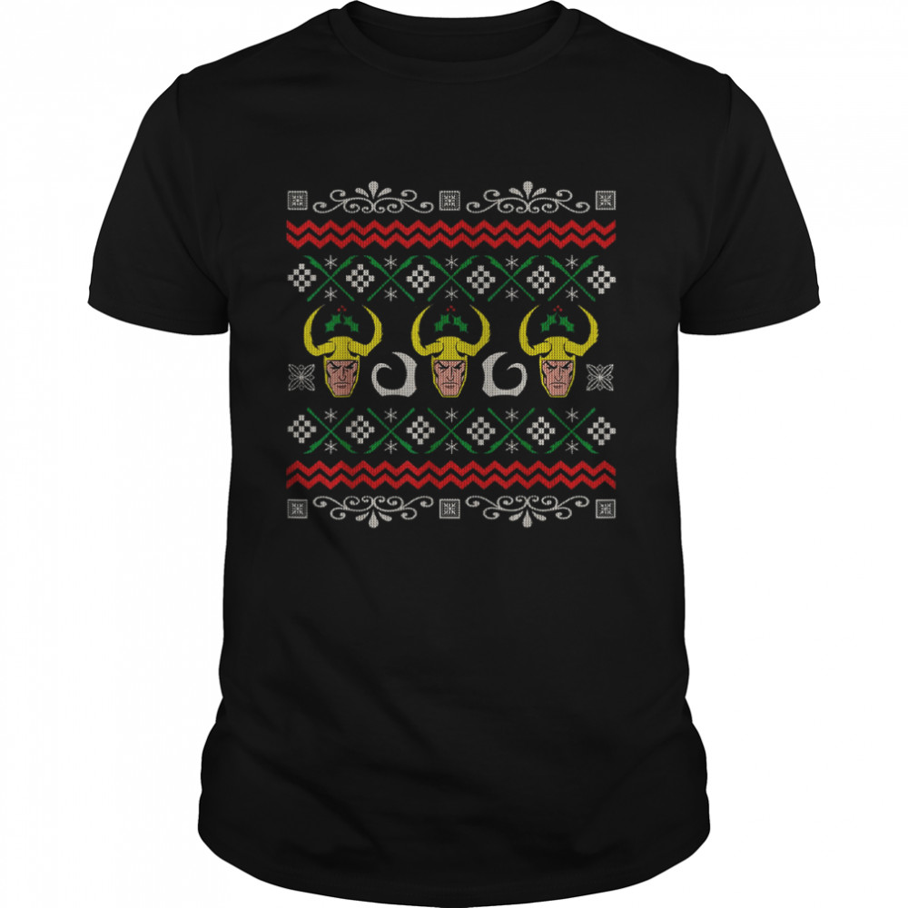 Marvel Loki Ugly Christmas T-Shirt