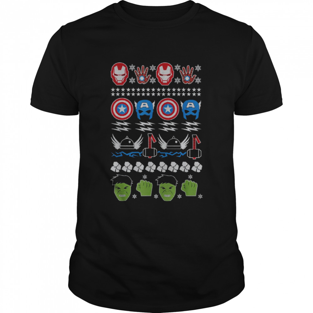 Marvel The Avengers Ugly Christmas T-Shirt