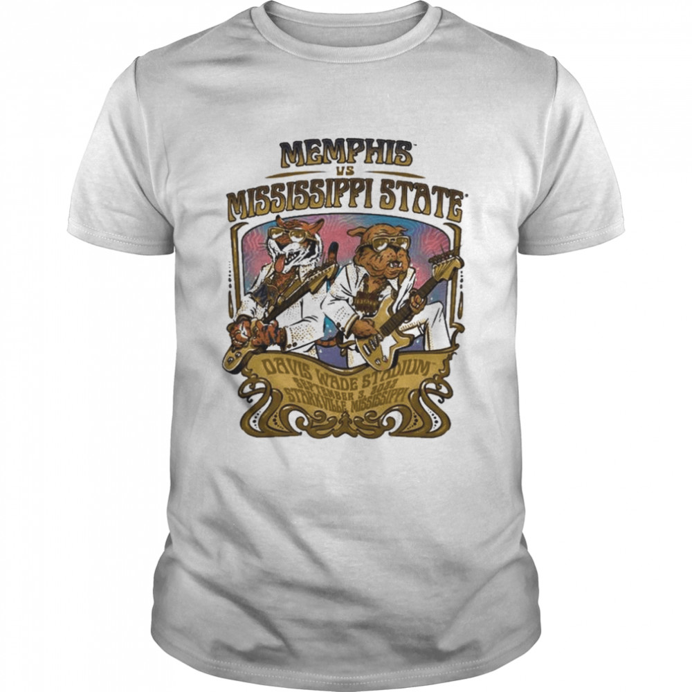 Memphis Tigers Vs. Mississippi State Bulldogs Game Day 2022  Classic Men's T-shirt