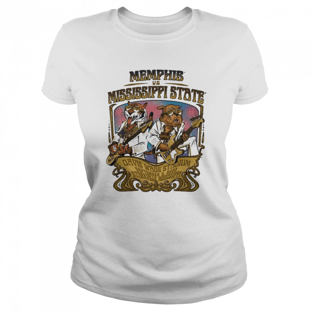 Memphis Tigers Vs. Mississippi State Bulldogs Game Day 2022  Classic Women's T-shirt
