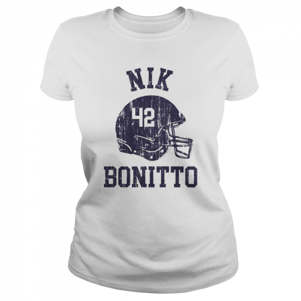Nik Bonitto 42 Denver helmet shirt Classic Women's T-shirt