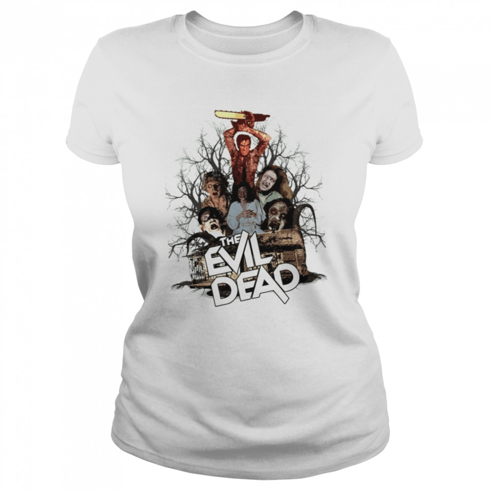 Scary Squad The Evil Dead 80s Retro shirt Classic Women's T-shirt