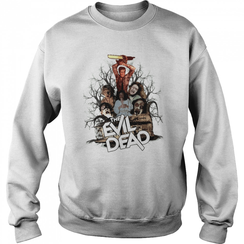 Scary Squad The Evil Dead 80s Retro shirt Unisex Sweatshirt
