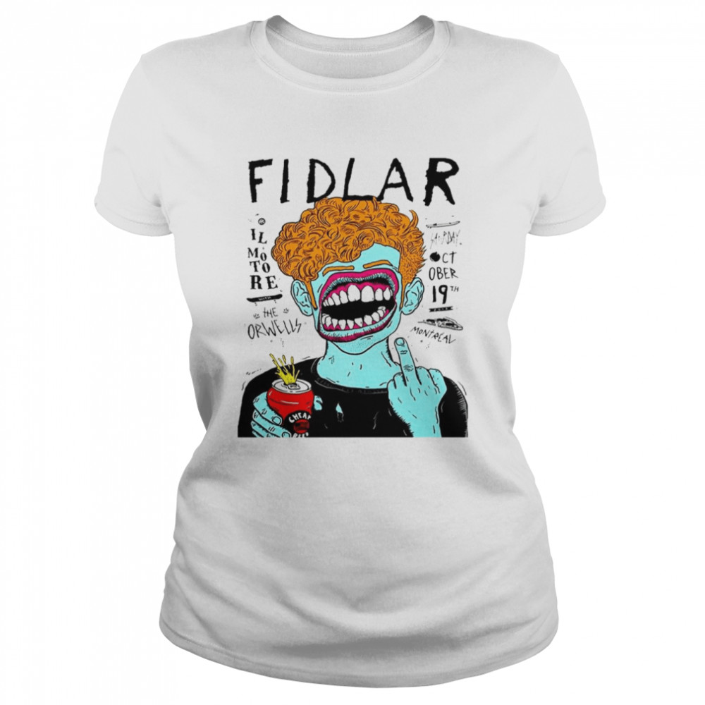 Vintage Design Album Cover Fidlar Graphic shirt Classic Women's T-shirt