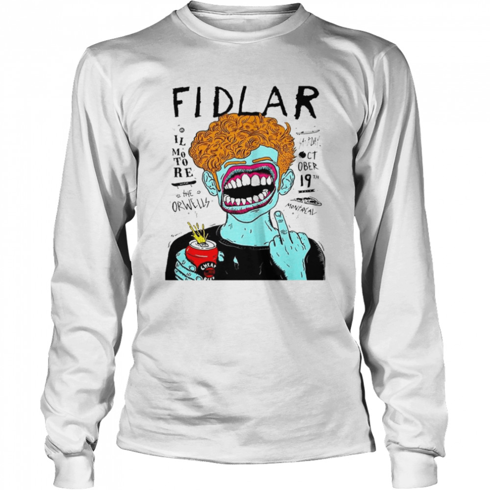 Vintage Design Album Cover Fidlar Graphic shirt Long Sleeved T-shirt