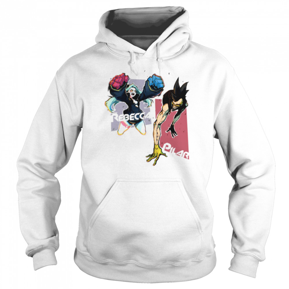 Friends Rebecca And Pilar Cyberpunk Edgerunners shirt Unisex Hoodie