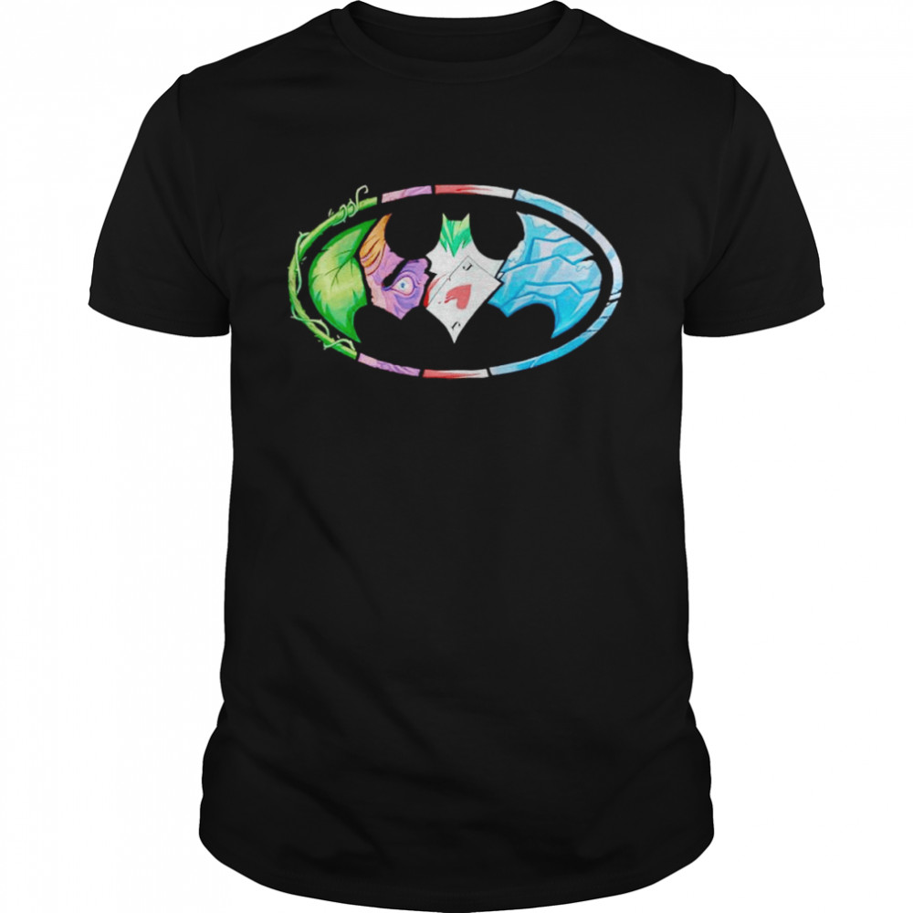 Batman Villain Mashup Logo shirt