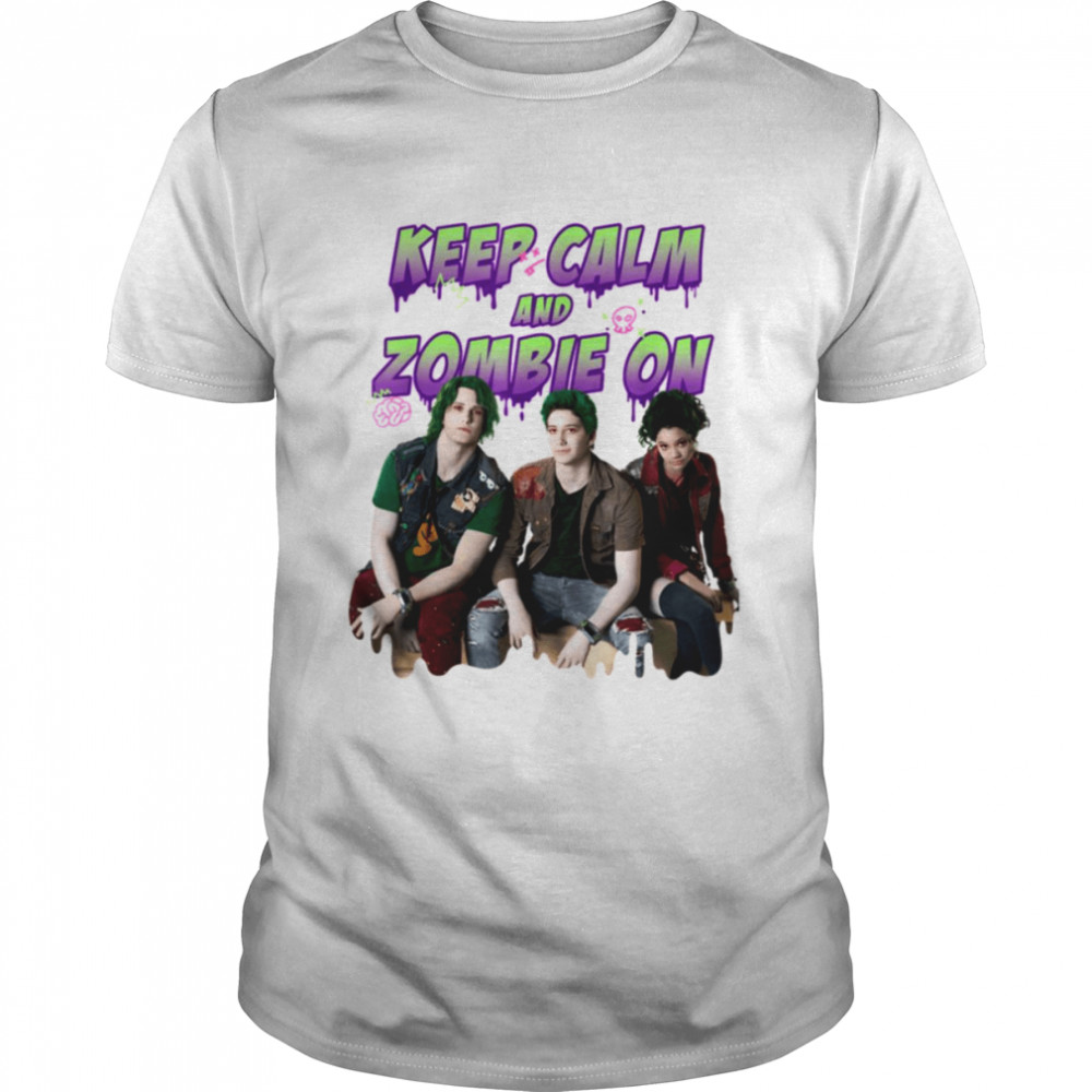 Movie Zombies 2 Keep Calm And Zombie On shirt