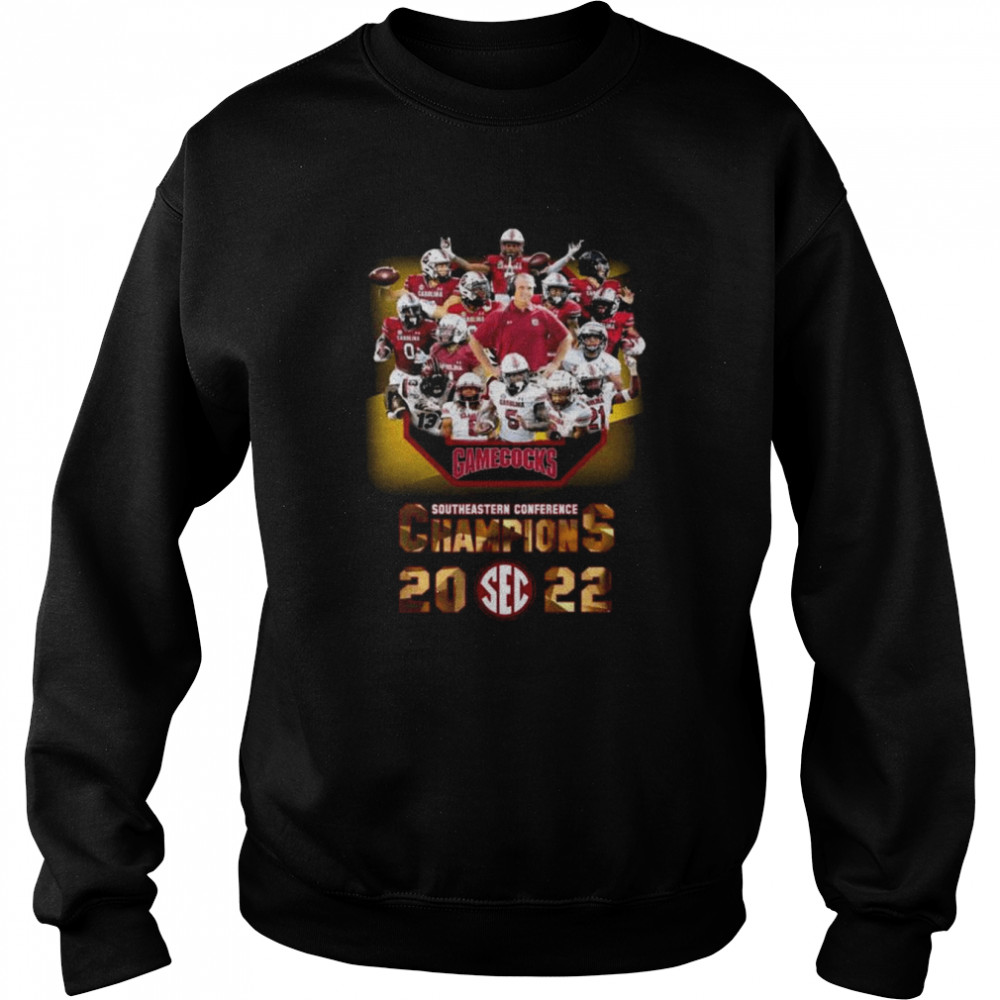 south carolina gamecocks southeastern conference champions 2022 shirt unisex sweatshirt