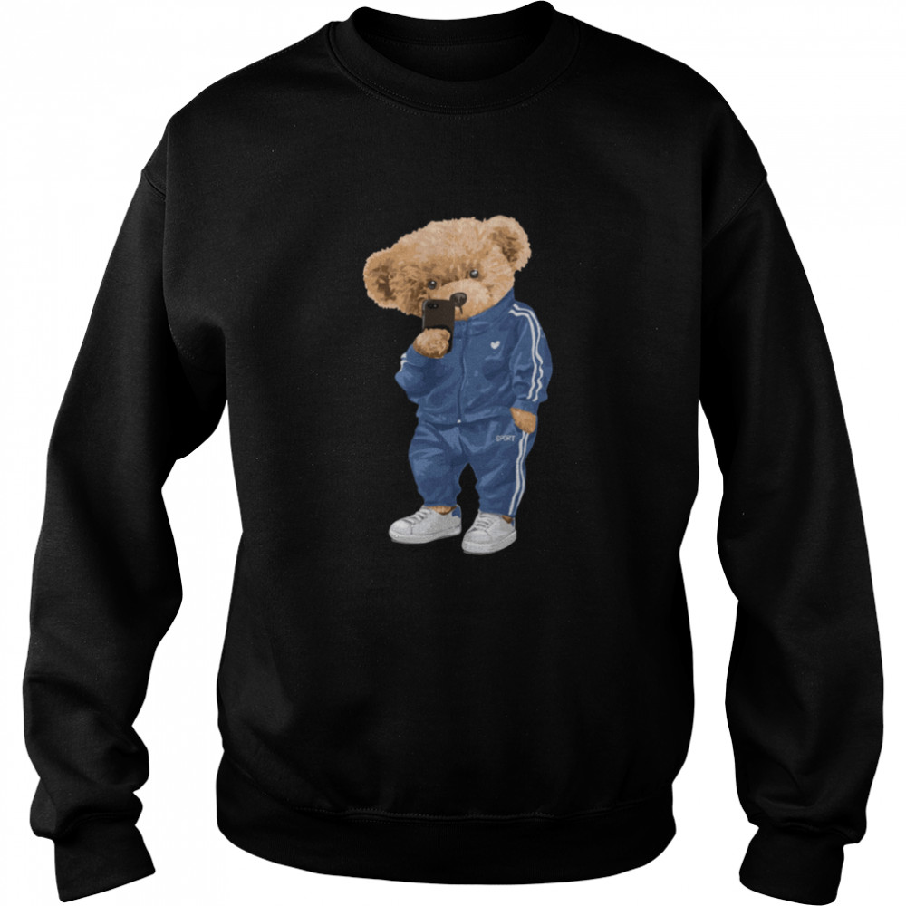 teddy bear lover shirt unisex sweatshirt