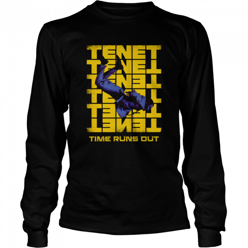 Tenet Artwork Time Runs Out shirt Long Sleeved T-shirt