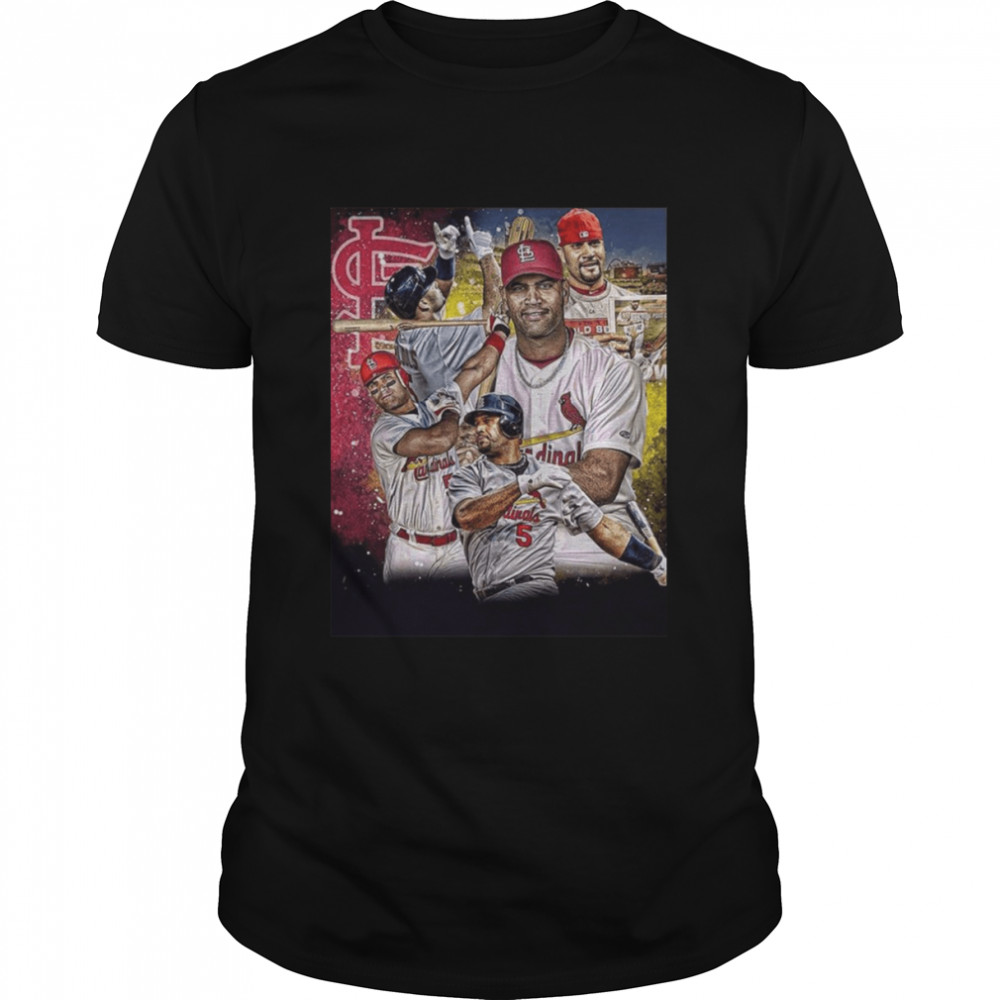 The St Louis Cardinals Albert Pujols 702 Home Runs In MLB  Classic Men's T-shirt