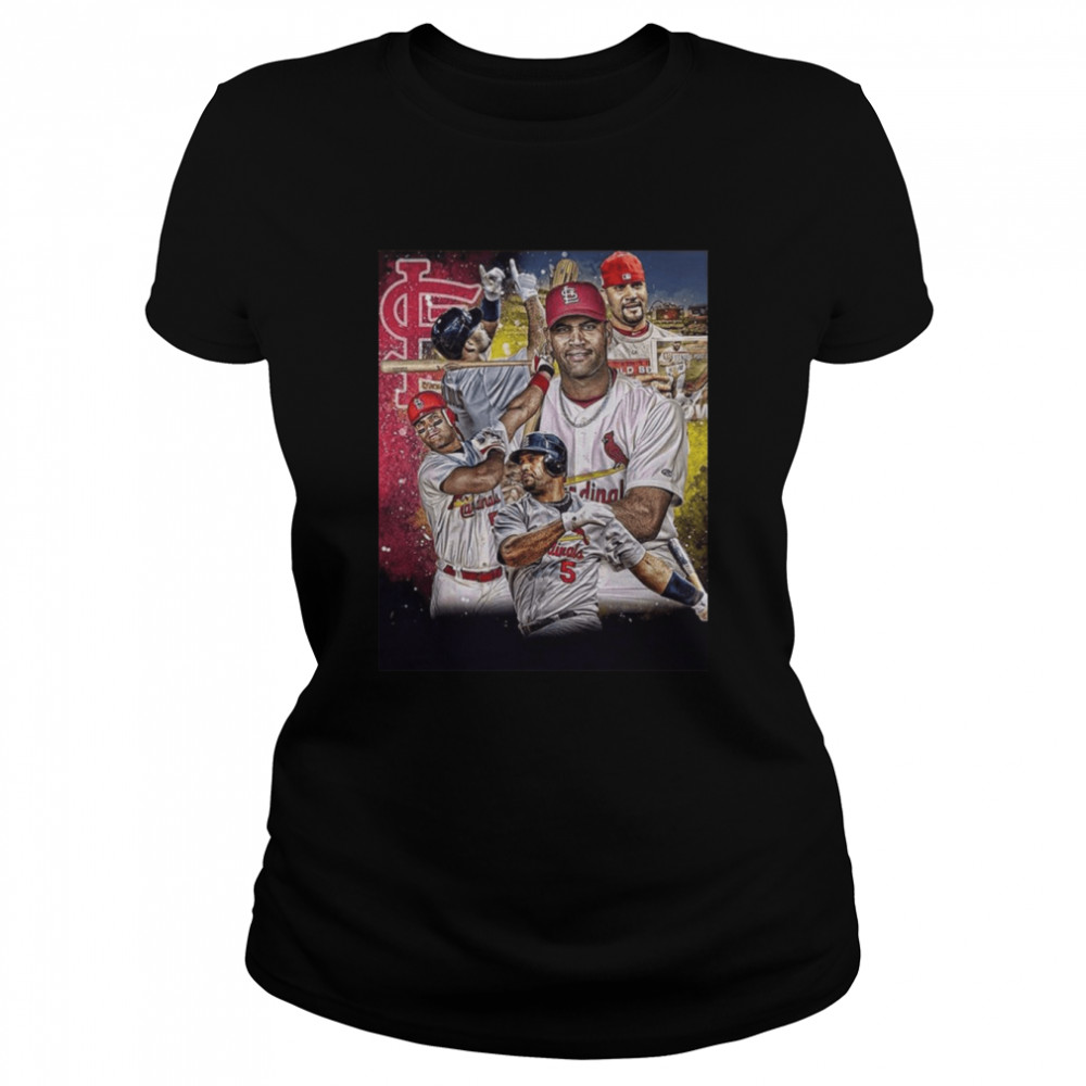 The St Louis Cardinals Albert Pujols 702 Home Runs In MLB  Classic Women's T-shirt